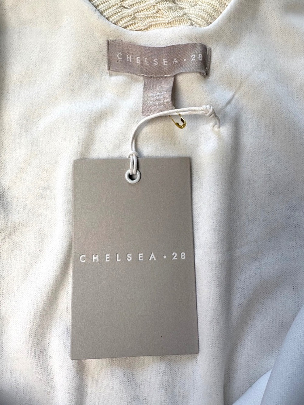 Chelsea 28 Sleeveless V-Neck Maxi Dress in Cream Size Large - Picture 7 of 8